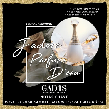 Perfume Similar Gadis 1123 Inspirado em Jadore Parfum dEau Contratipo